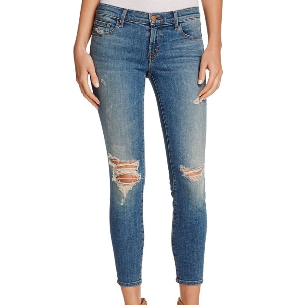 J Brand Cropped Skinny - Mischief size 26